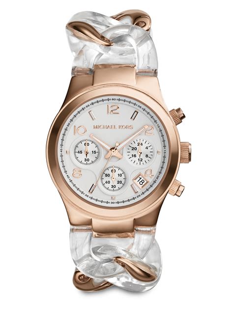 michael kors rose gold acetate swarovski crystal watch|Michael Kors rose gold bracelet.